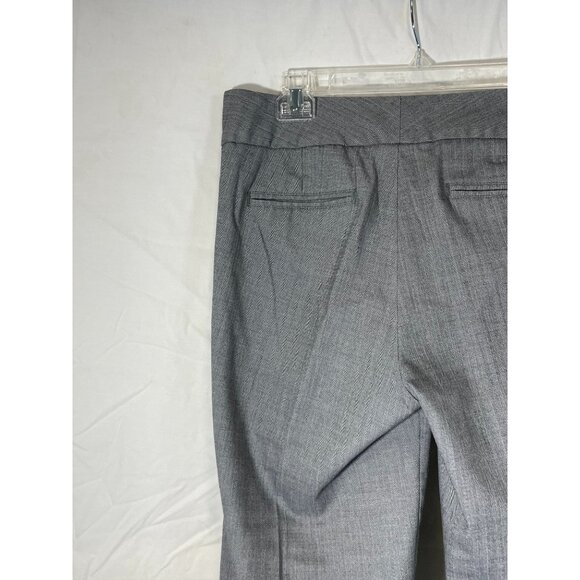 Dockers women's slacks pants size 10 med gray striped hooks zipper READ - Picture 12 of 13